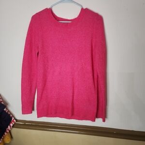 LOFT Pink Crew Neck Sweater
